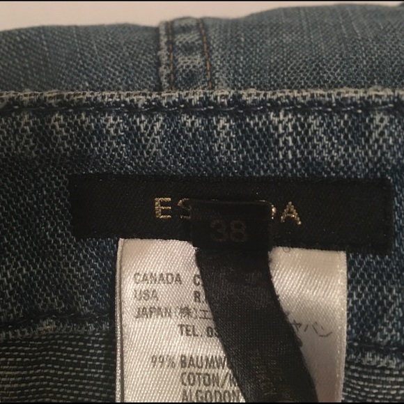 Escada Embroidered Boot Cut Jeans - Picture 5 of 8